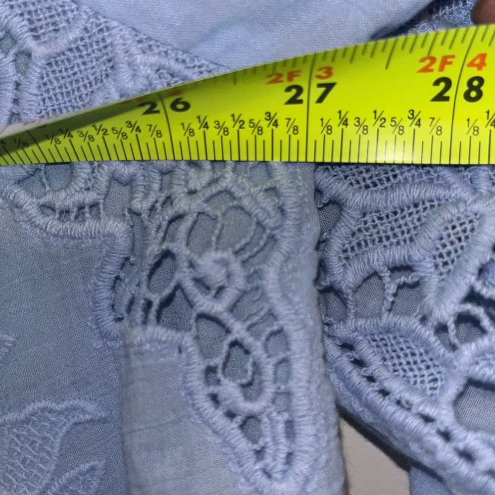 Lane Bryant Off the Shoulder Embroidered Blouse Sz 26/28 - Picture 7 of 7